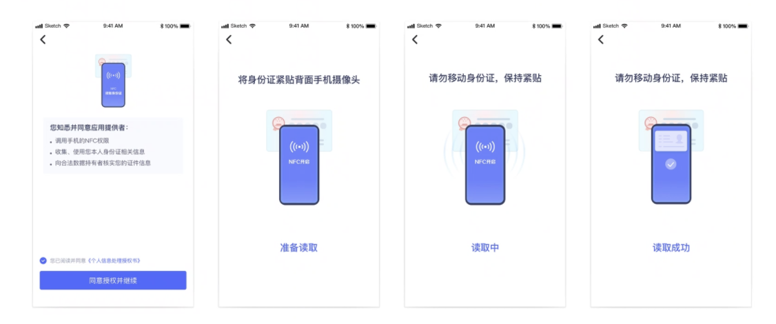 证件NFC:产品流程